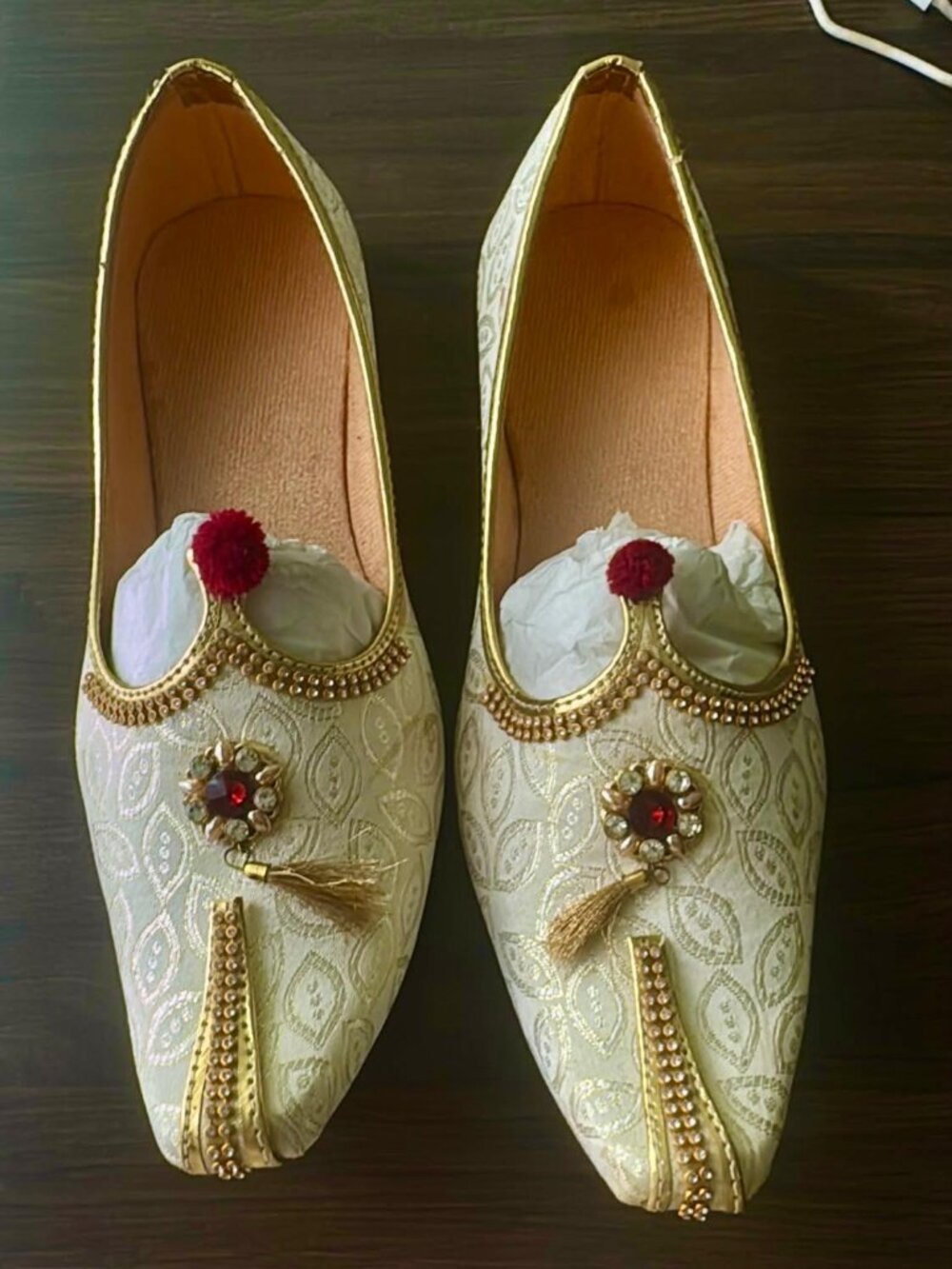 NEW Men’s Indian Groom/Guest Wedding Shoes / Jutti – Size 10